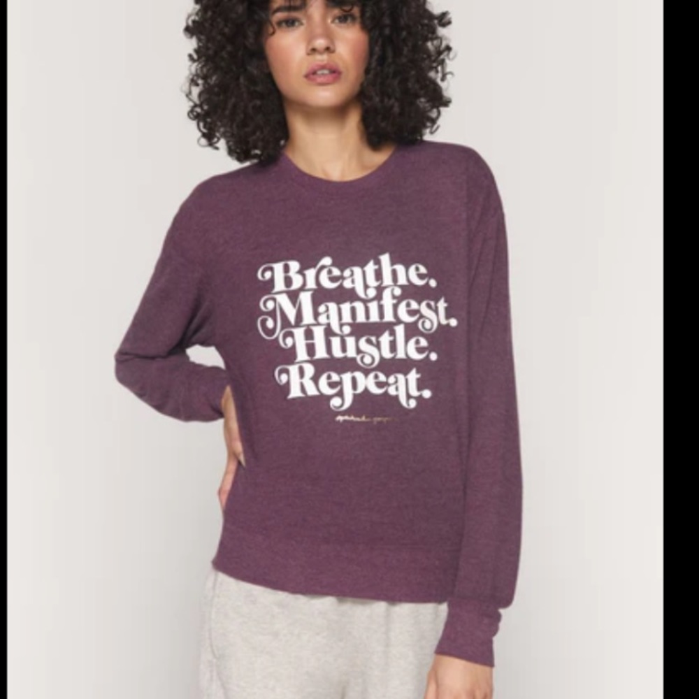 Spiritual gangster Hustle Savasana sweater Sweatshirt Long Sleeve